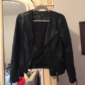 Topshop leather jacket